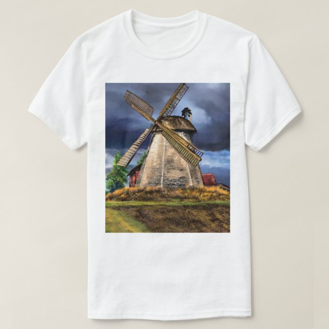 Landscape and Weather in the Netherland T-Shirt (Design Front)