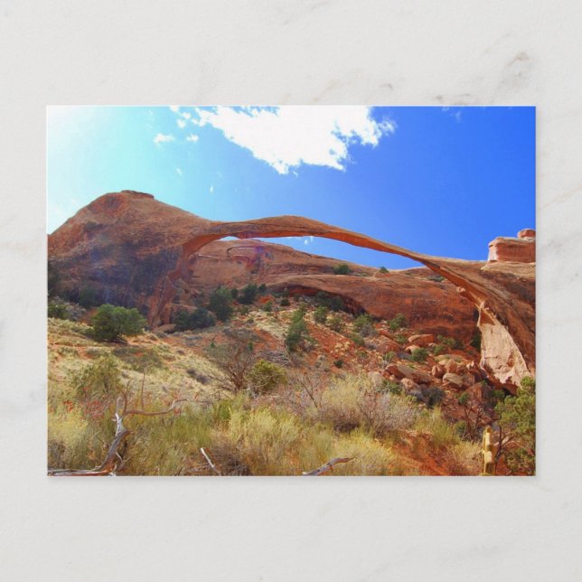 Landscape Arch, Arches National Park, Utah Postcard (Front)