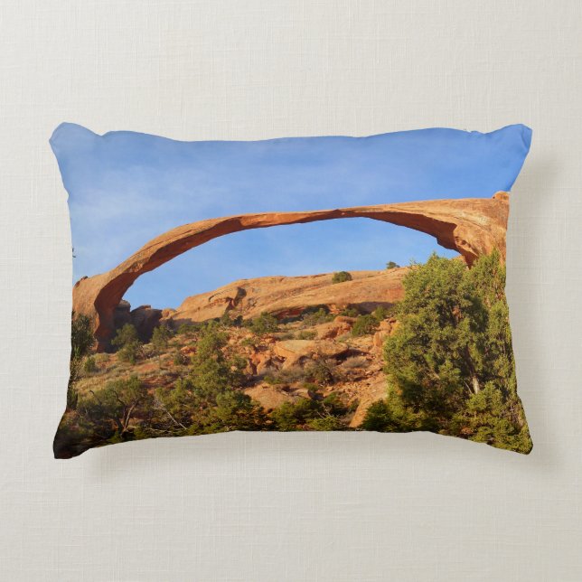 Landscape Arch at Arches National Park Decorative Cushion (Front)
