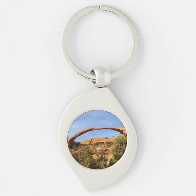Landscape Arch at Arches National Park Key Ring (Front)