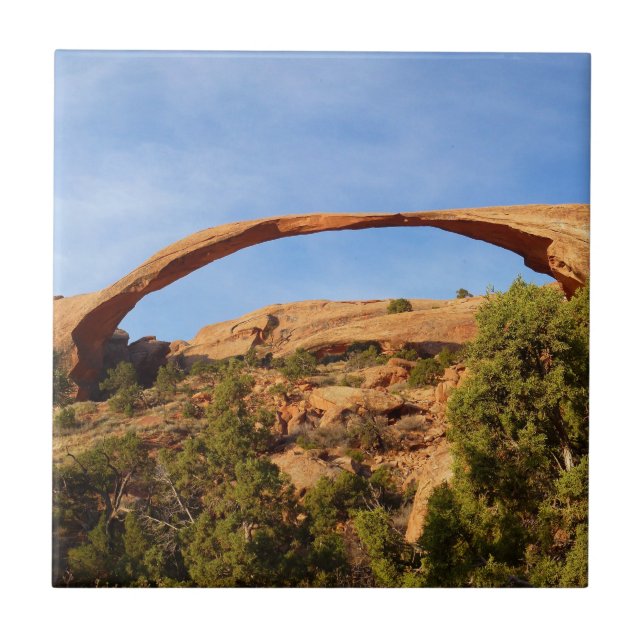 Landscape Arch at Arches National Park Tile (Front)