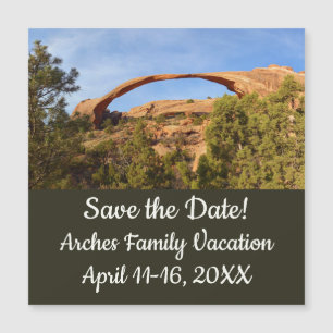 Landscape Arch at Arches Save the Date