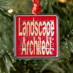 Landscape Architect Extraordinaire Metal Tree Decoration