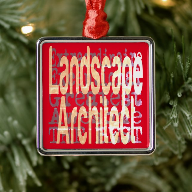 Landscape Architect Extraordinaire Metal Tree Decoration (Tree)