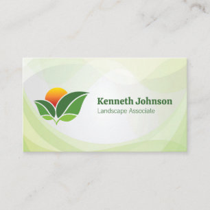 Landscape Architect Gardening Business Card