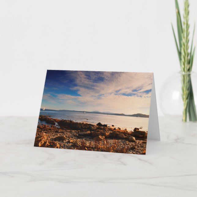 Landscape Arran Goatfell Firth of Clyde Scotland Card (Front)