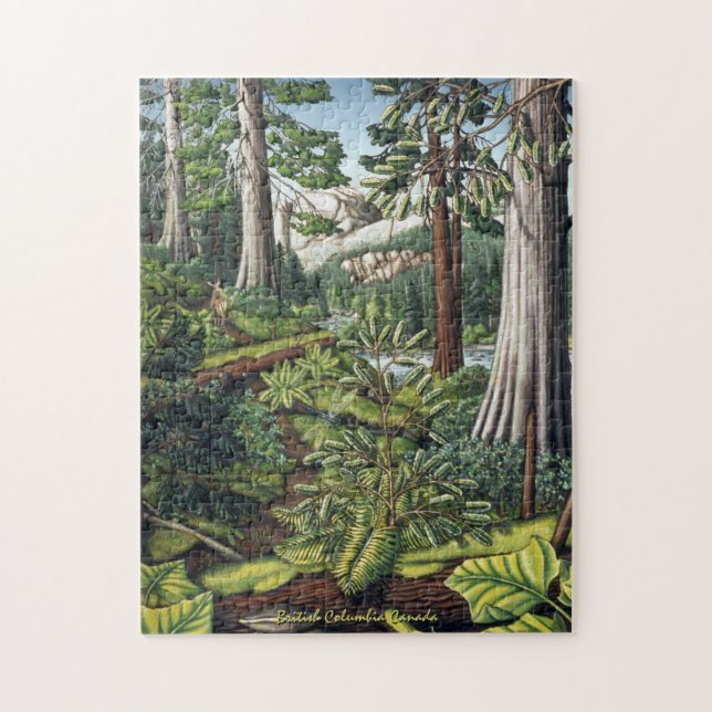 Landscape Art Puzzle BC Nature Puzzle Personalised (Vertical)