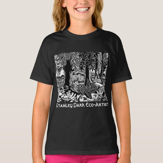 Landscape Art T-shirts Stanley Park Eco-Art Shirts (Front)