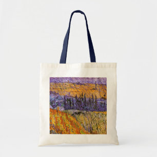 Landscape at Auvers in Rain by Vincent van Gogh Tote Bag