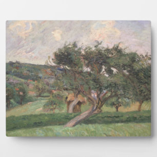 Landscape at Damiette, c.1890 (oil on canvas) Plaque