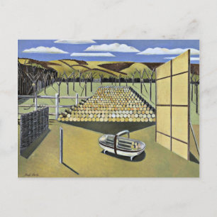 Landscape at Iden, famous painting by Paul Nash Postcard