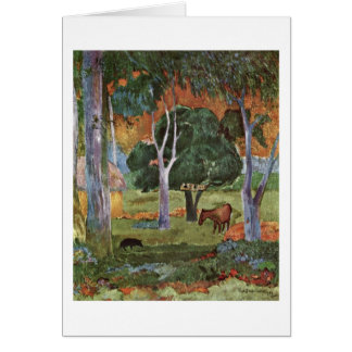 Landscape At La Dominique By Paul Gauguin