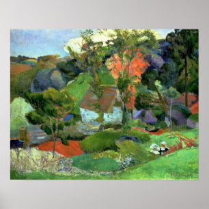 Landscape at Pont Aven, 1888 Poster
