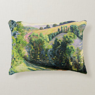Landscape at Pontgibaud, c.1895 (oil on canvas) Decorative Cushion