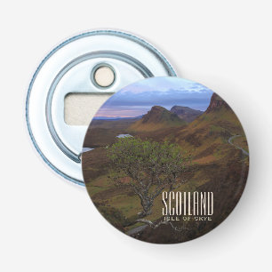 Landscape at Quiraing mountains on Skye, Scotland Bottle Opener