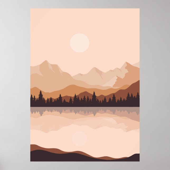 Landscape background wall art (Front)