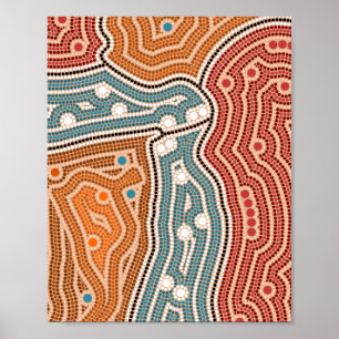 Landscape before settlement poster