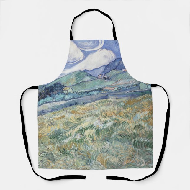  Landscape Behind Saint-Paul Vincent van Gogh      Apron (Front)