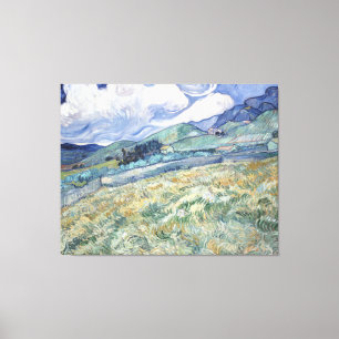  Landscape Behind Saint-Paul Vincent van Gogh Canvas Print