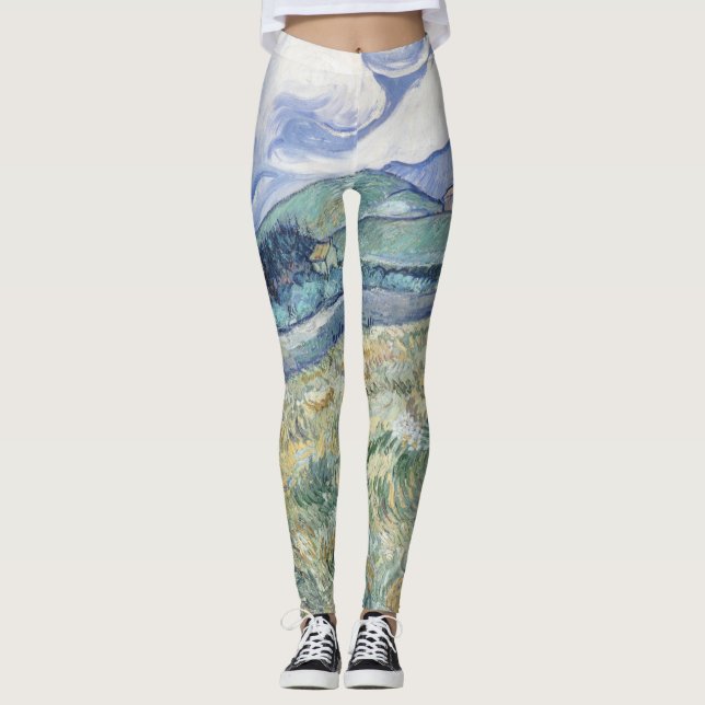  Landscape Behind Saint-Paul Vincent van Gogh      Leggings (Front)