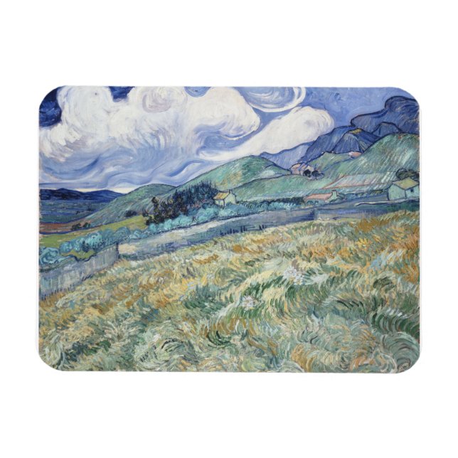  Landscape Behind Saint-Paul Vincent van Gogh  Magnet (Horizontal)