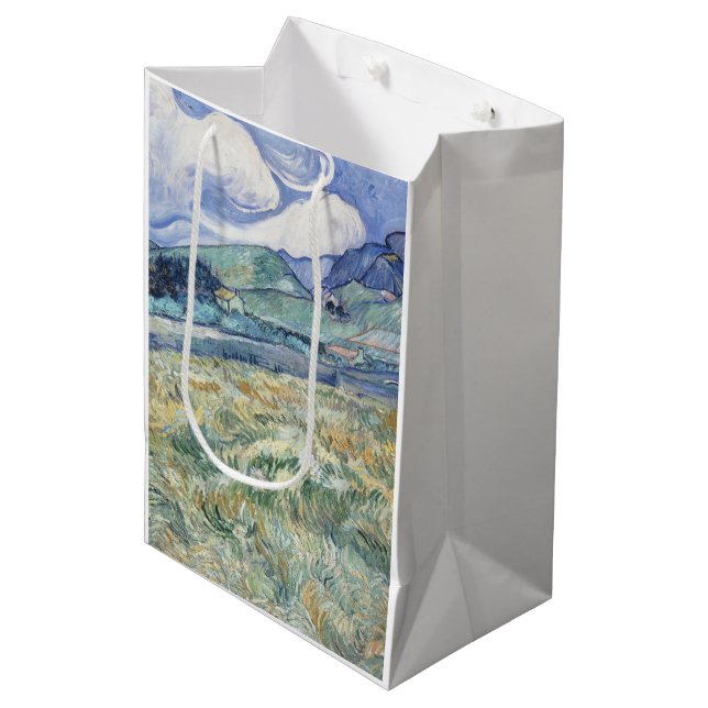  Landscape Behind Saint-Paul Vincent van Gogh     Medium Gift Bag (Front Angled)