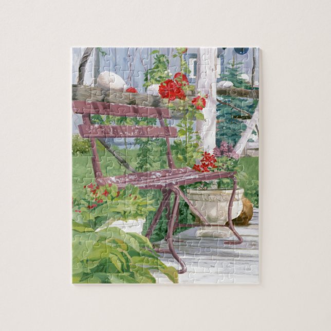 Landscape Bench Jigsaw Puzzle (Vertical)