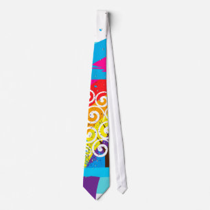 Landscape blue tie