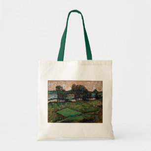 Landscape, Bridge Across Oise by Vincent van Gogh Tote Bag
