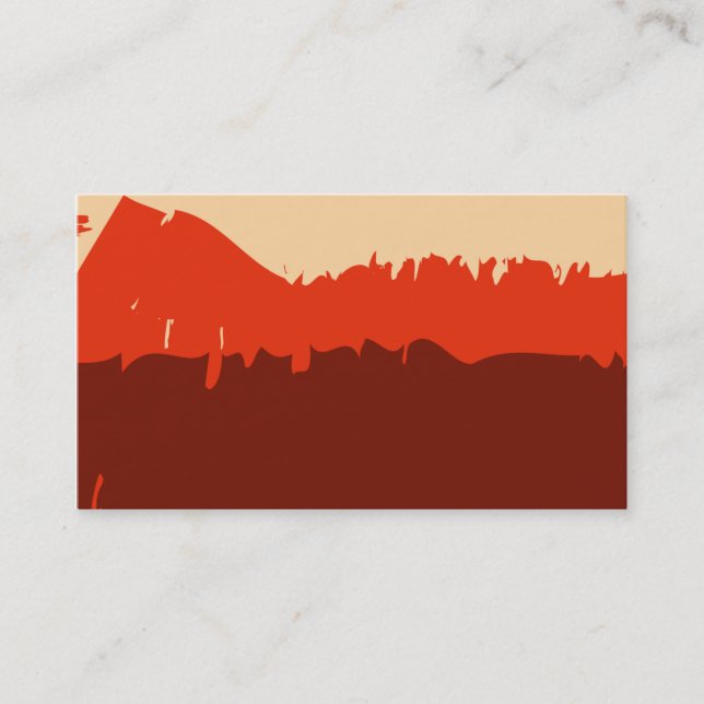 landscape business card (Front)