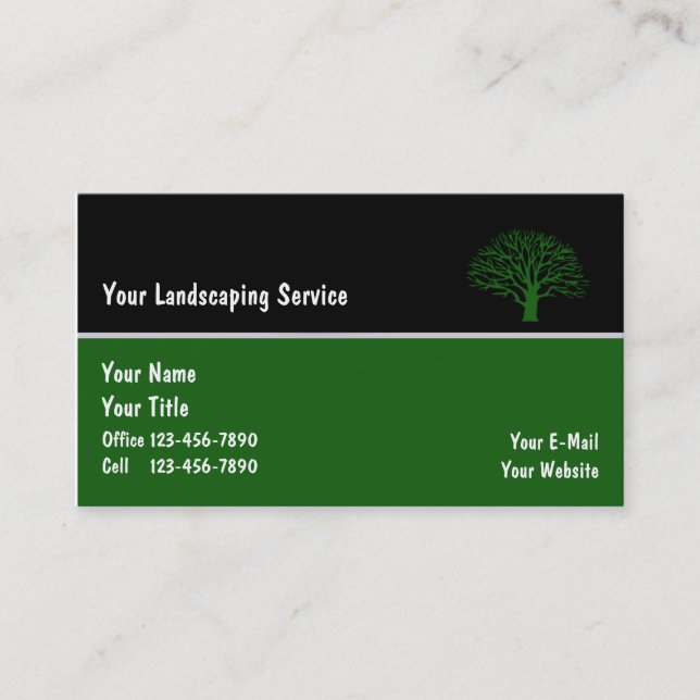 Landscape Business Cards_6 Business Card (Front)