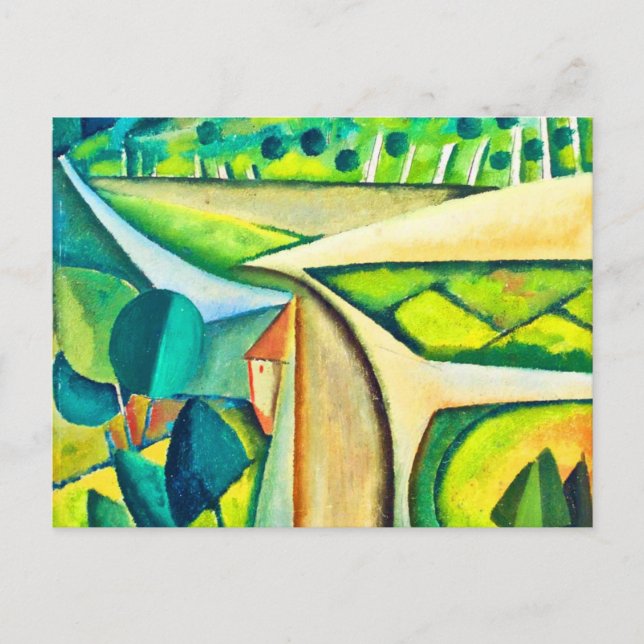 Landscape by Amadeo de Souza-Cardoso Postcard (Front)