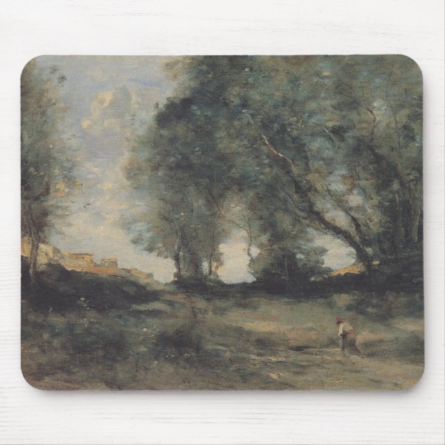 Landscape (by Camille Corot) Mouse Mat (Front)