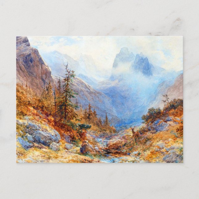 Landscape by Edward Theodore Compton Postcard (Front)