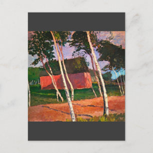 Landscape by Paula Modersohn-Becker Postcard