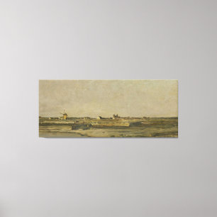 Landscape, Charles-François Daubigny, 1840 - 1878 Canvas Print