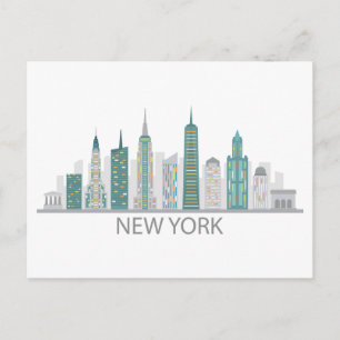 Landscape City View   New York City, New York Postcard