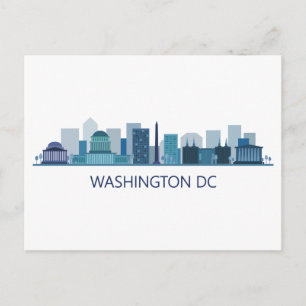 Landscape City View   Washington D.C. Postcard
