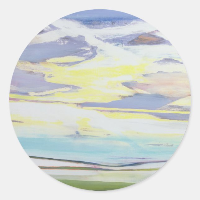 Landscape Classic Round Sticker (Front)