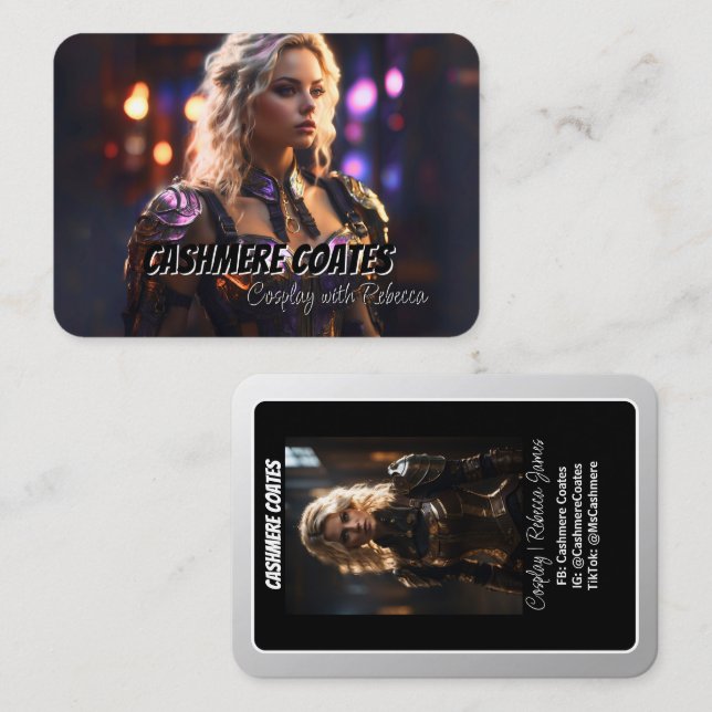 Landscape Coscards | Custom Cosplay Trading Cards (Front/Back)