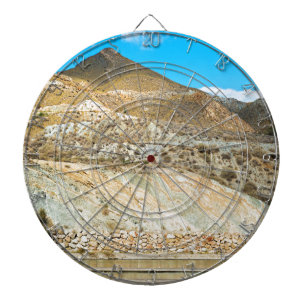 Landscape desert in Almeria, Andalusia, Spain Dartboard