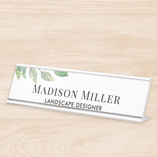 Landscape Designer Desk Name Plate