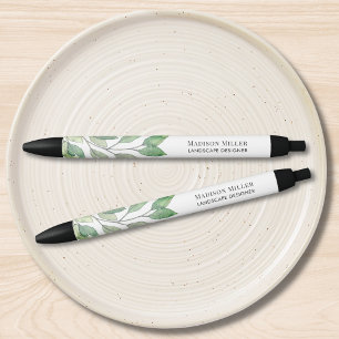 Landscape Designer Greenery Black Ink Pen
