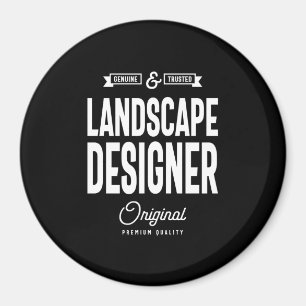 Landscape Designer Job Title Gift Magnet