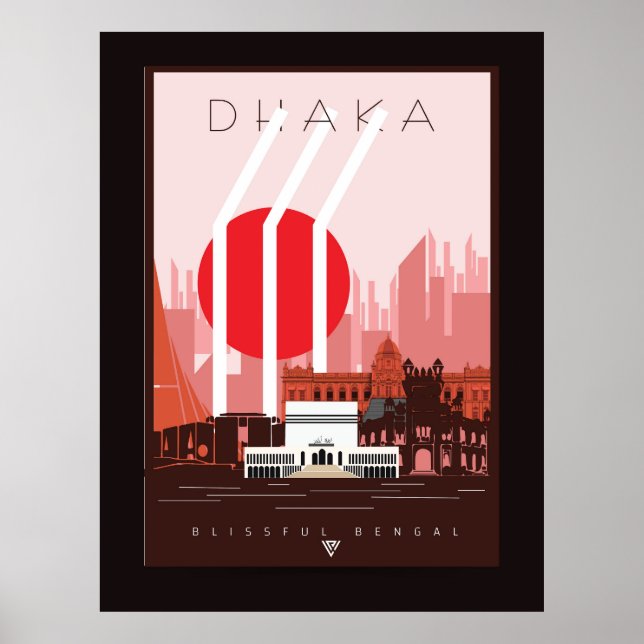 Landscape Dhaka Poster (Front)