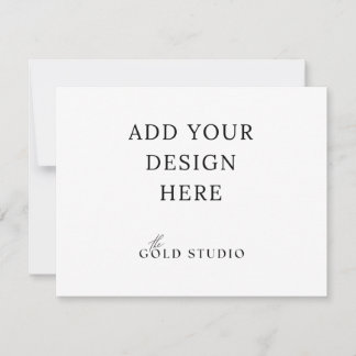 Landscape Enclosure Card Template (4.25 x 5.5)