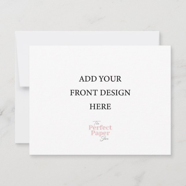 Landscape Enclosure Card Template (4.25 x 5.5)  (Front)