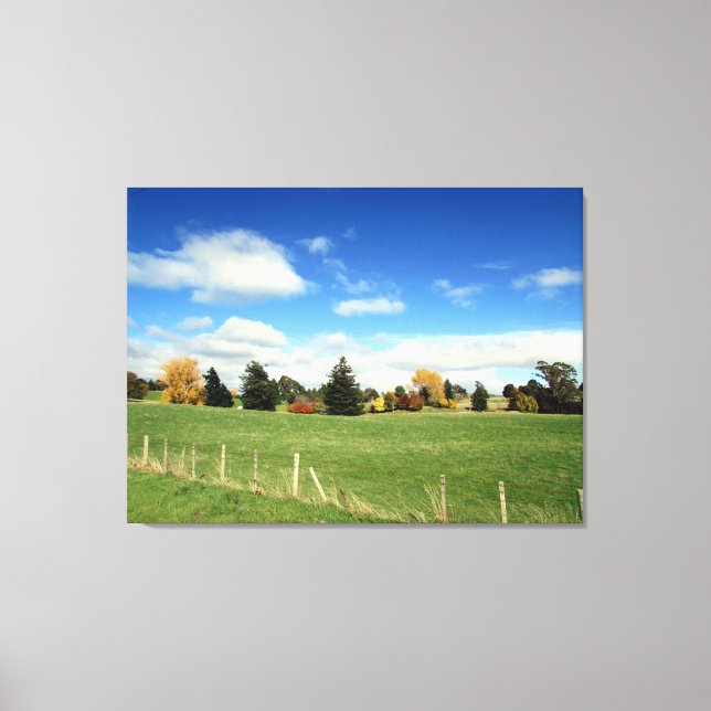 landscape farm triptych canvas print (Front)