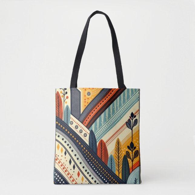 Landscape Flow Tote Bag (Front)