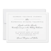 Landscape Formal Calligraphy Elegant Wedding